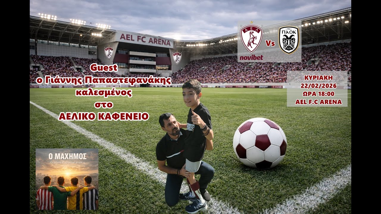 LIVE | Guest o Γιάννης Παπαστεφανάκης | ΑΕΛΙΚΟ ΚΑΦΕΝΕΙΟ | PreGame ΑΕΛ novibet - ΠΑΟΚ 20/02/2026