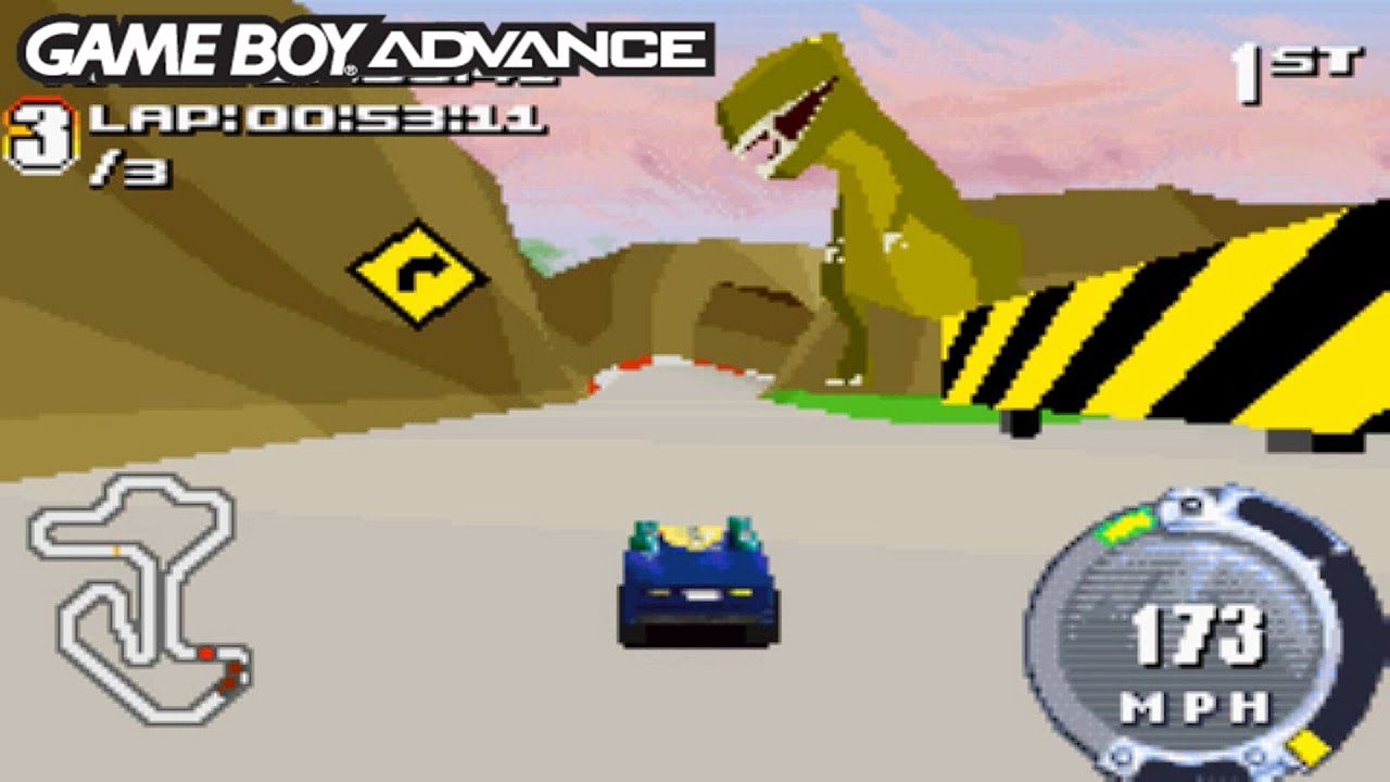 Hot Wheels: Stunt Track Challenge (Game Boy Advance Gameplay)