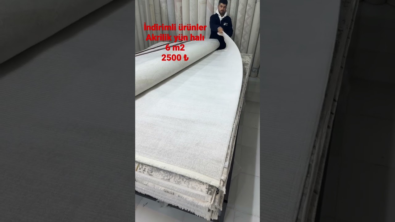 İndirimli Halı 6 m2 akrilik y&uuml;n hali triko iplik 2500 ₺ &uuml;cretsiz kargo #halımodelleri #halı