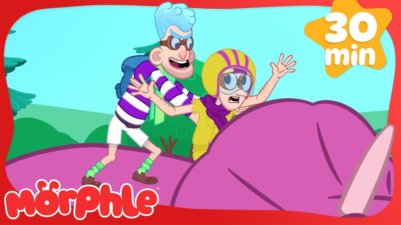 The Dinosaur Race Get's Sabotaged 🦖 Morphle Dinosaurs 🦕 Cartoons for Kids | Cartoon Compilation