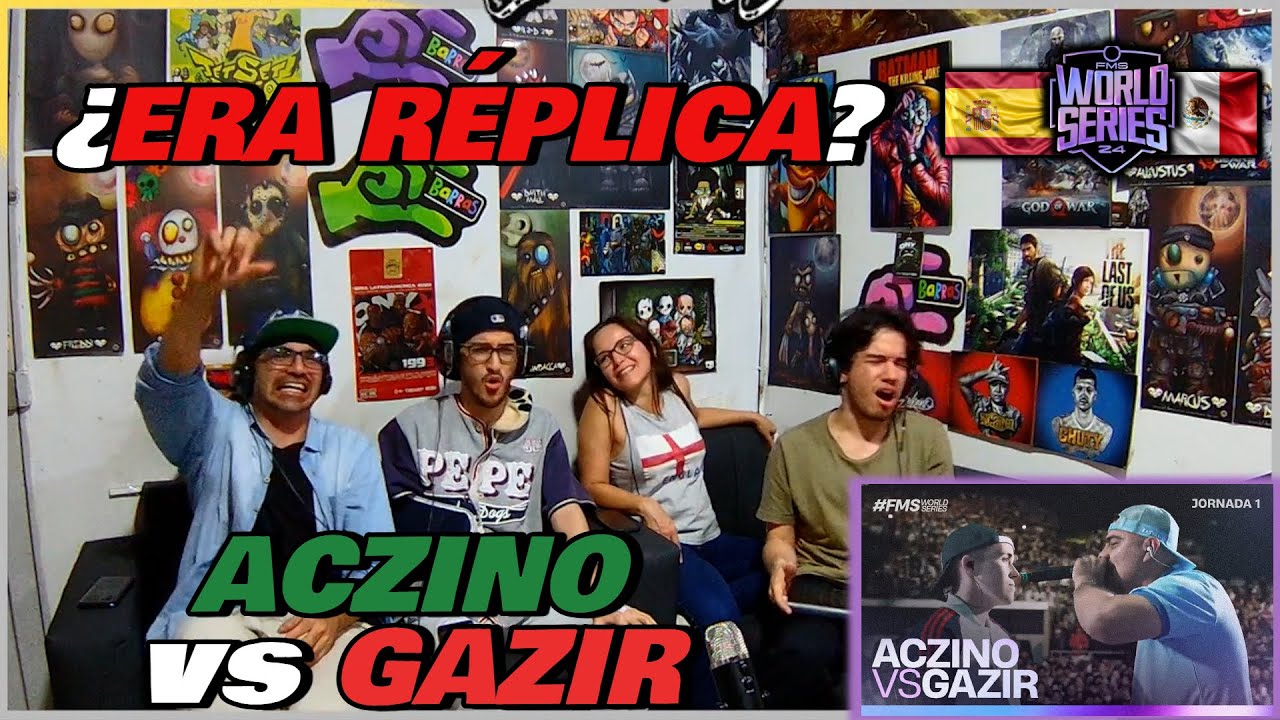 🔴COLOMBIANOS REACCIONAN a ACZINO vs GAZIR - ¿ERA RÉPLICA? [FMS WORLD SERIES SUPERLIGA]