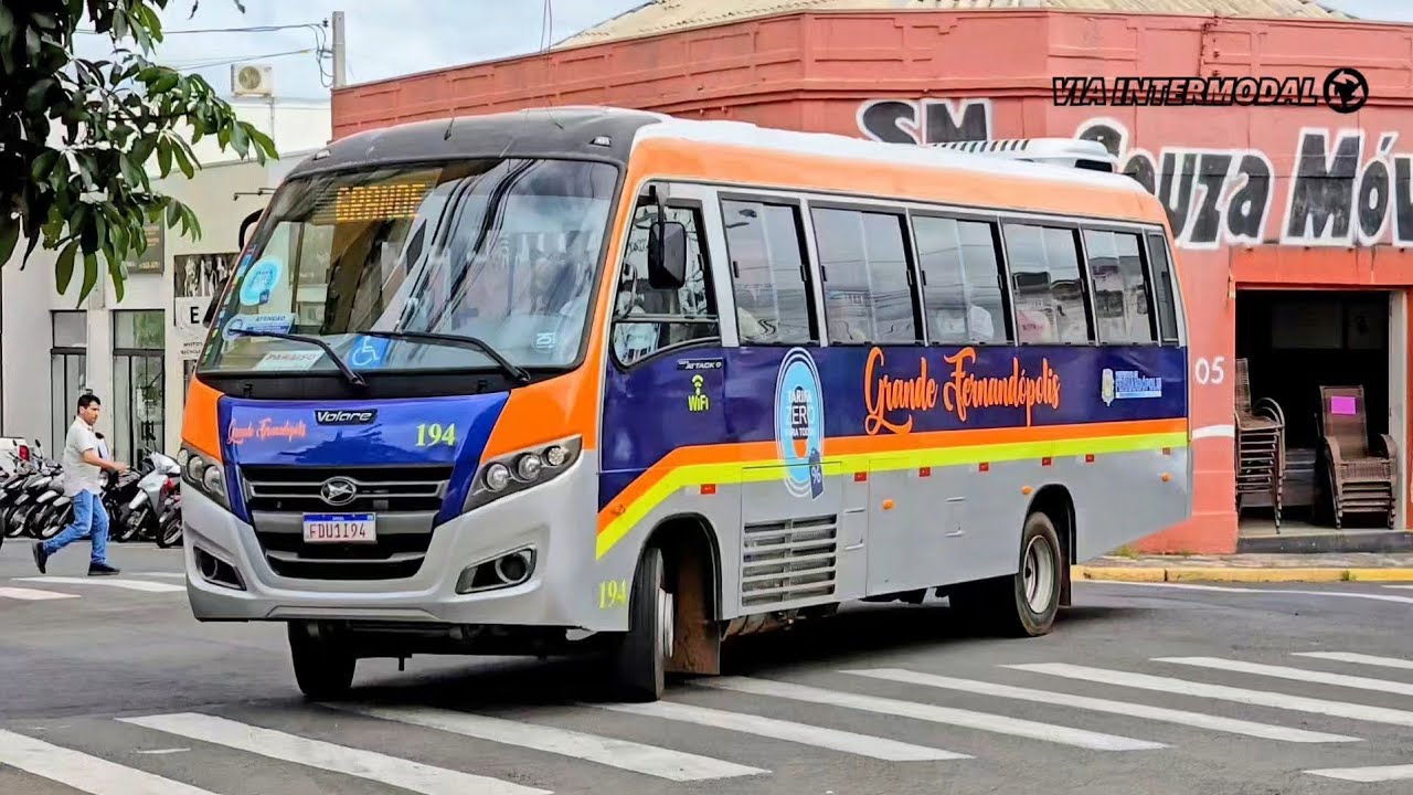 Nova Circular de Fernandópolis (SP) – Frota 2026 em Operação | Movimentação de Ônibus
