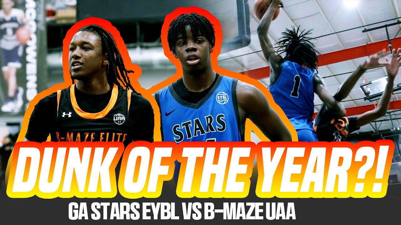 DUNK OF THE SUMMER?! I GA Stars EYBL vs B-Maze Elite UAA @ On The Radar