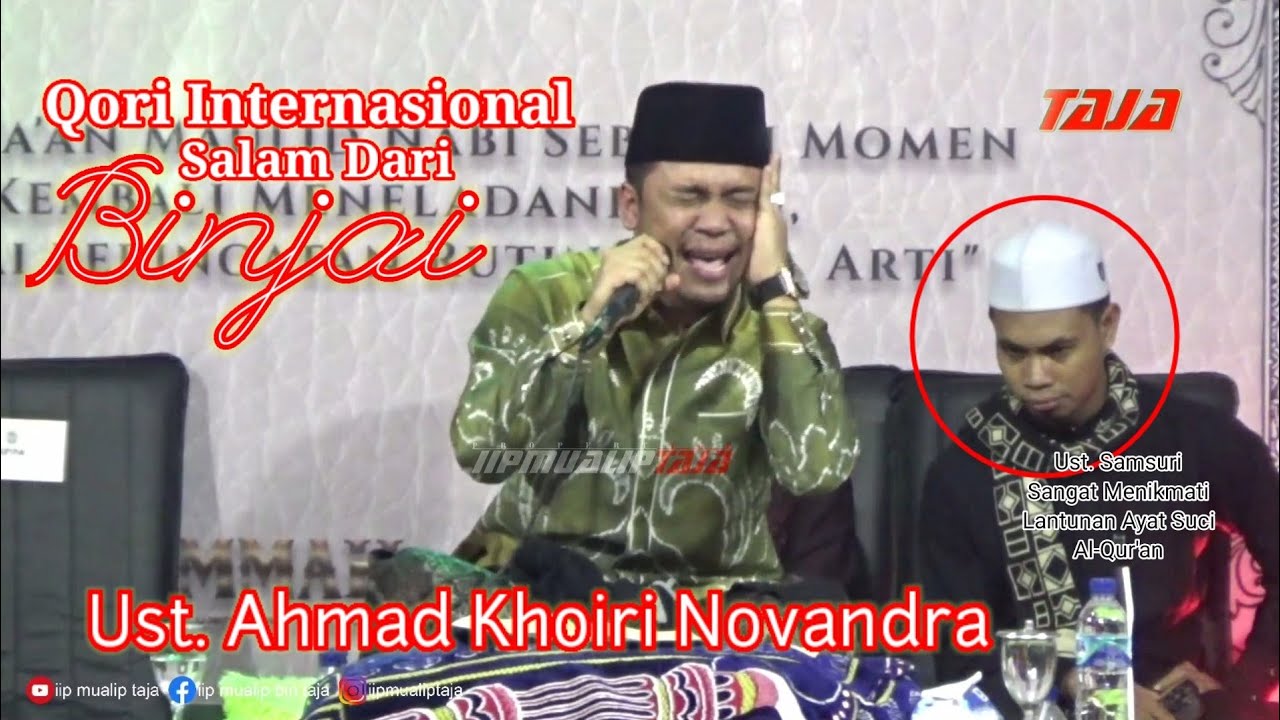 Qori Asal Binjai | Ust Ahmad Khoiri Novandra | Mengguncang Haflah Dikediaman H Sidiq Mulyana