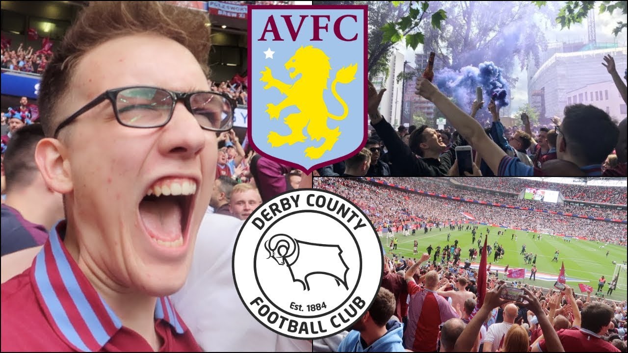 The MOMENT ASTON VILLA were PROMOTED BACK TO THE PREMIER LEAGUE | ASTON VILLA 2-1 DERBY COUNTY