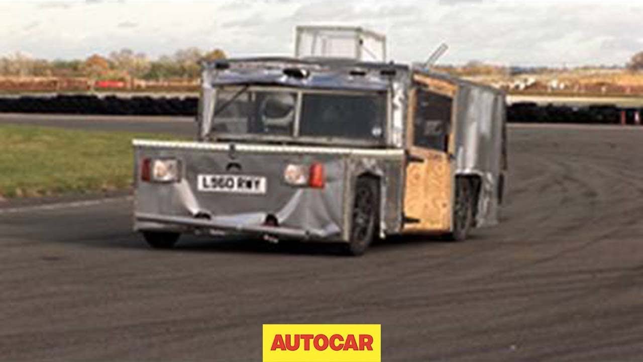 Электромобиль Top Gear Hammerhead Eagle i-Thrust, управляемый autocar.co.uk
