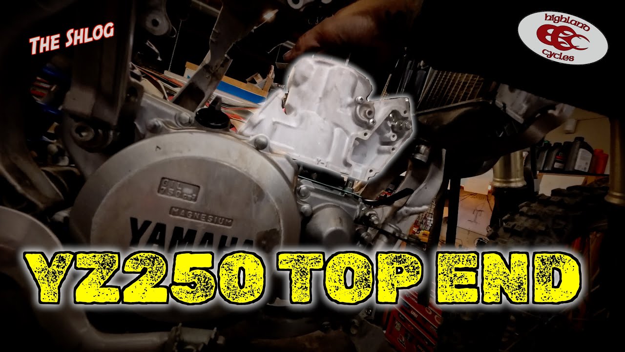 Установка верхней части YZ250 и силового клапана | Реальный магазин Шлог | Шлог #3251