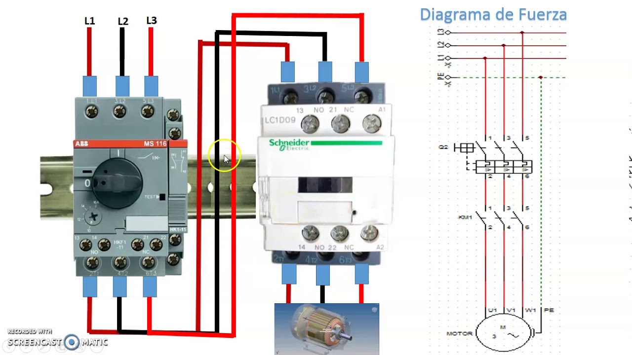 MEC 4 ARRANQUE Y PARO DE UN MOTOR TRIFASICO