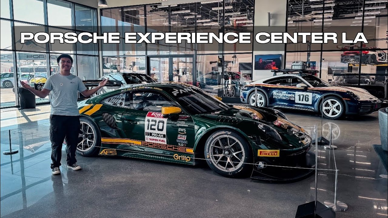 Посещение Porsche Experience Center в Лос-Анджелесе | Обзор и видеоблог