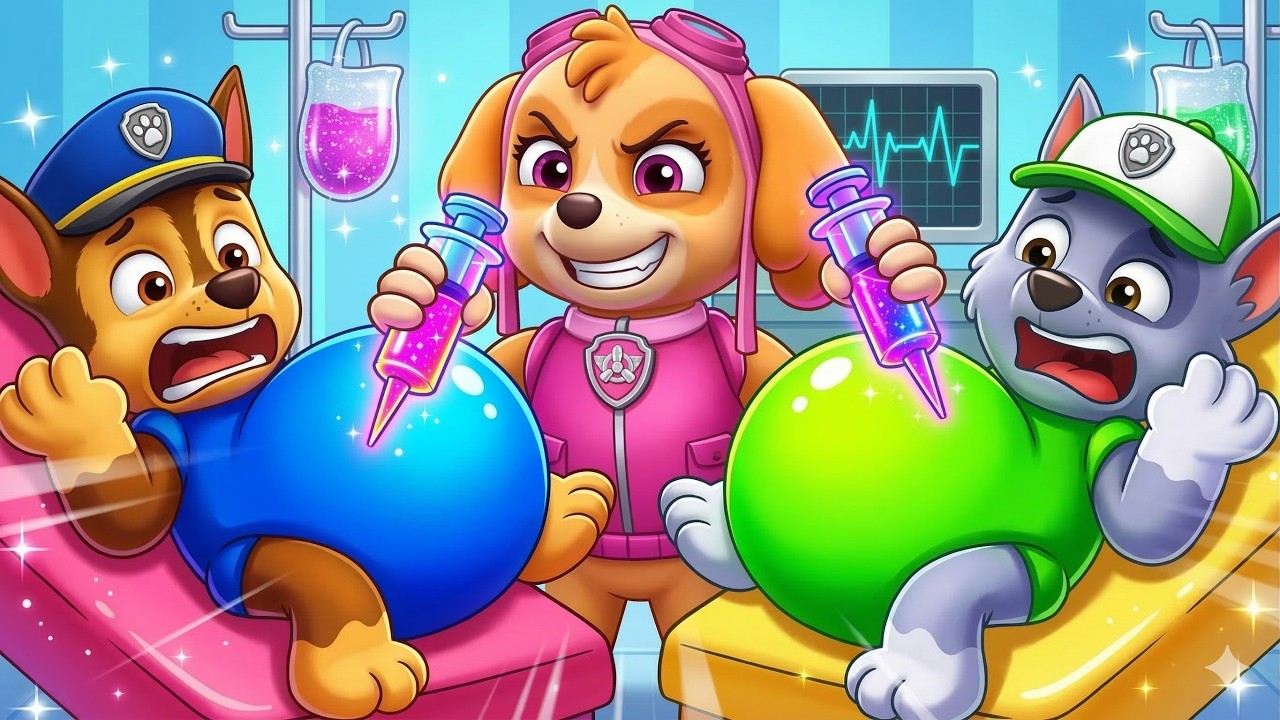 ¿Qué pasó? ¿Chase y Rocky están embarazados? ¿Qué está haciendo Skye? | PAw PaTrol en Español