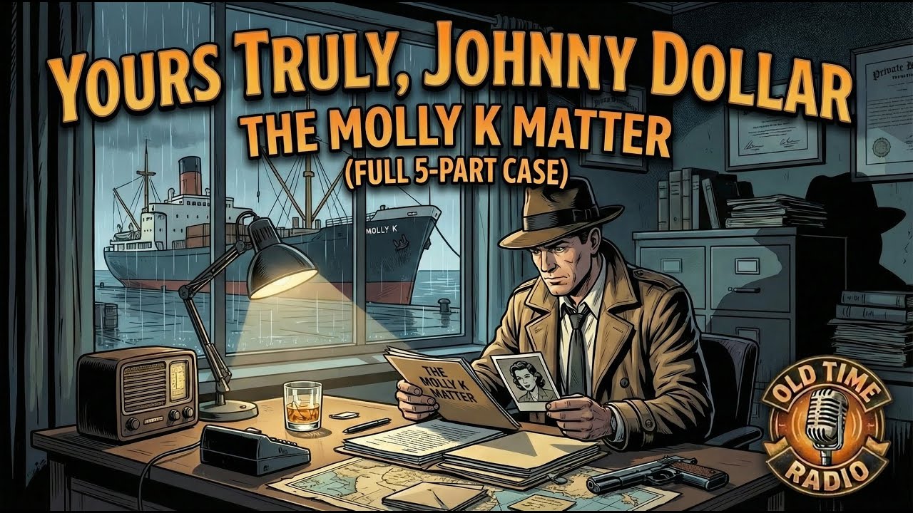 Yours Truly, Johnny Dollar: The Molly K Matter (Full 5-Part Case) | Old Time Radio