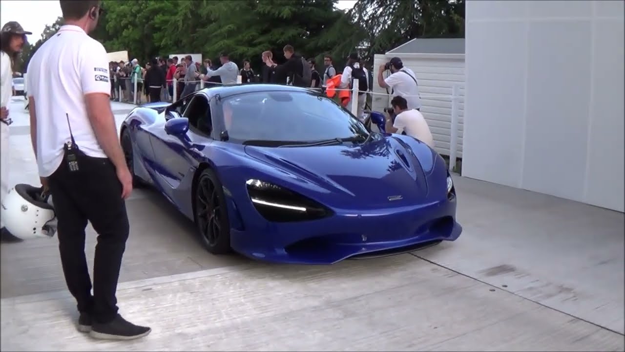 NEW Mclaren 750s Exhaust sound Fly bys Goodwood 2023