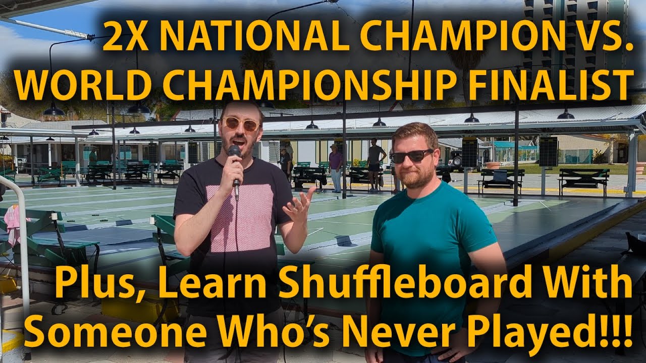 WORLD’S LARGEST SHUFFLEBOARD TOURNAMENT!! | Crystal vs Paul | Finals | 2024 Mirror Lake Championship