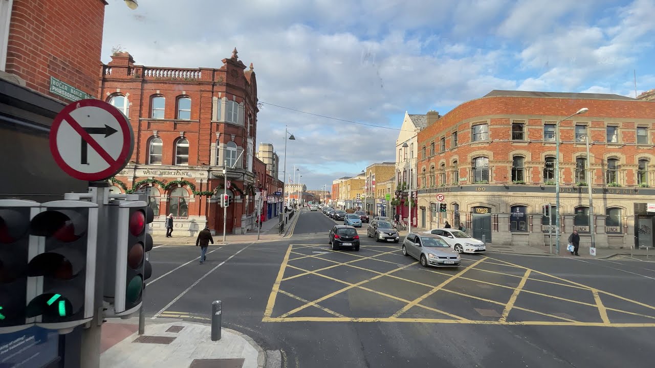 DUBLIN BUS CITY TRIP ON THE 140 BUS TO FINGLAS, 4K UHD Ireland iPhone12promax