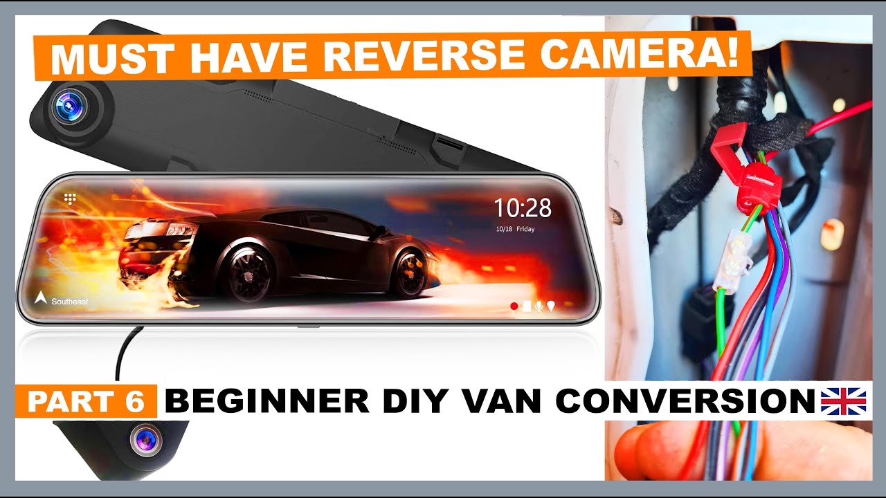 Wolfbox 2.5K Dash Cam Mirror Review (G840H) DIY Van Conversion (Part 6)