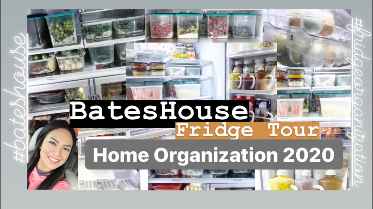 Home Organization 2020 | BatesHouse Fridge Tour | Simple & Affordable Dollar Store Solution's