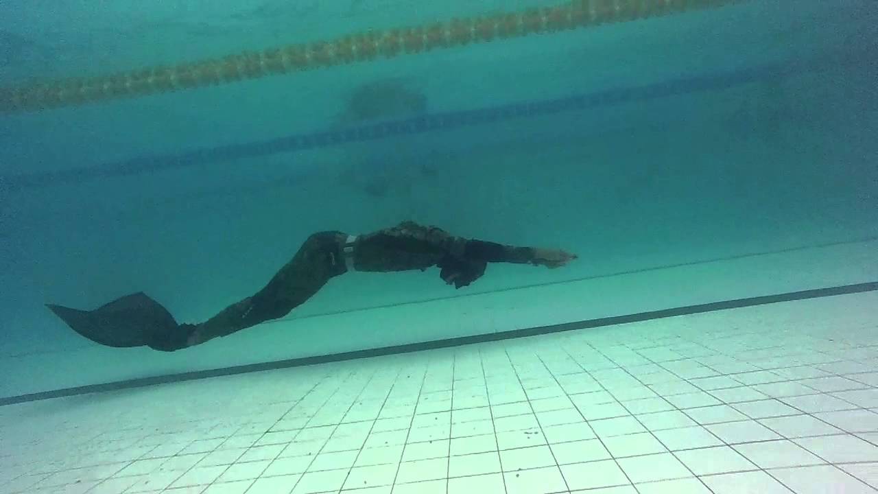 Monofin training accomplished