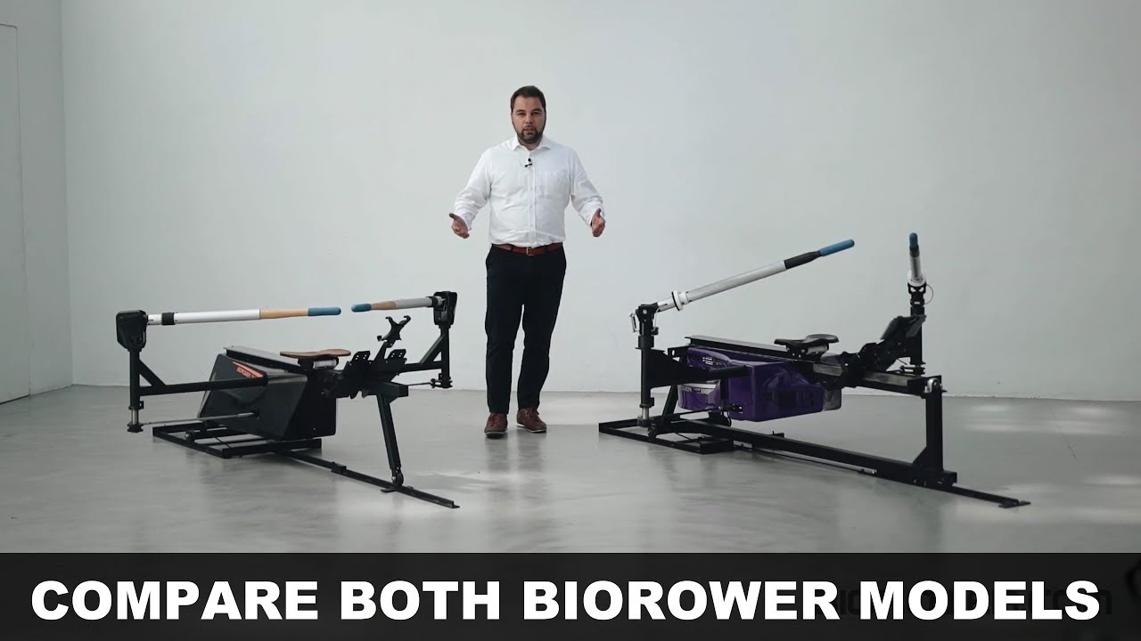 Comparing the most advanced indoor rowing machines in the world - Biorower S1club vs S1pro