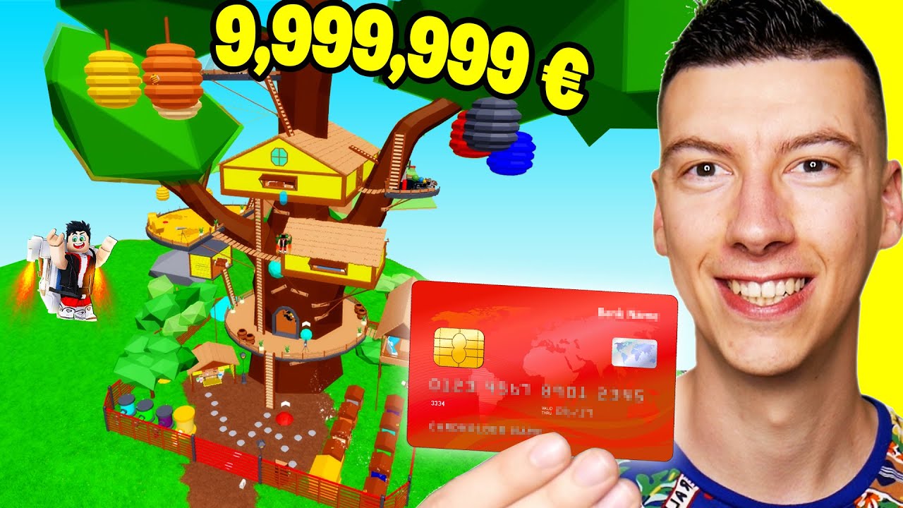 DÉPENSER 100,000 $ pour une CABANE DANS LES ARBRES !! Roblox (🌳Super Treehouse Tycoon 2)