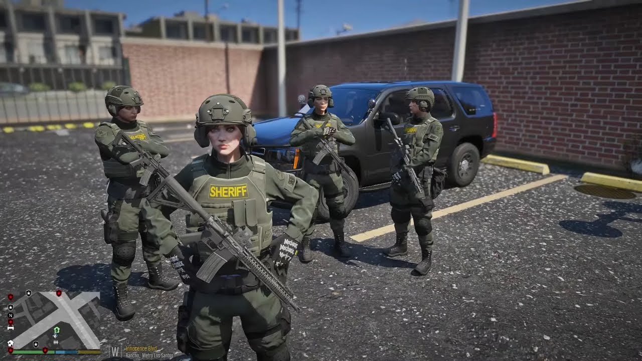 Gta 5 LSPDFR Playing As A Female LASD SEB - Tahoe PPV Compton Patrol #gta #gta5 #lspdfr