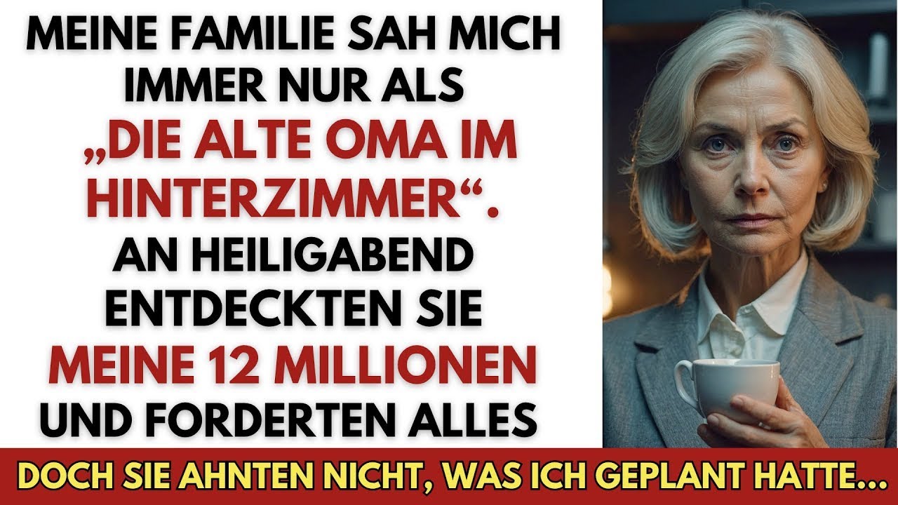 An Heiligabend entdeckte meine Schwiegertochter meine 12 Mio € – und meine Familie forderte alles