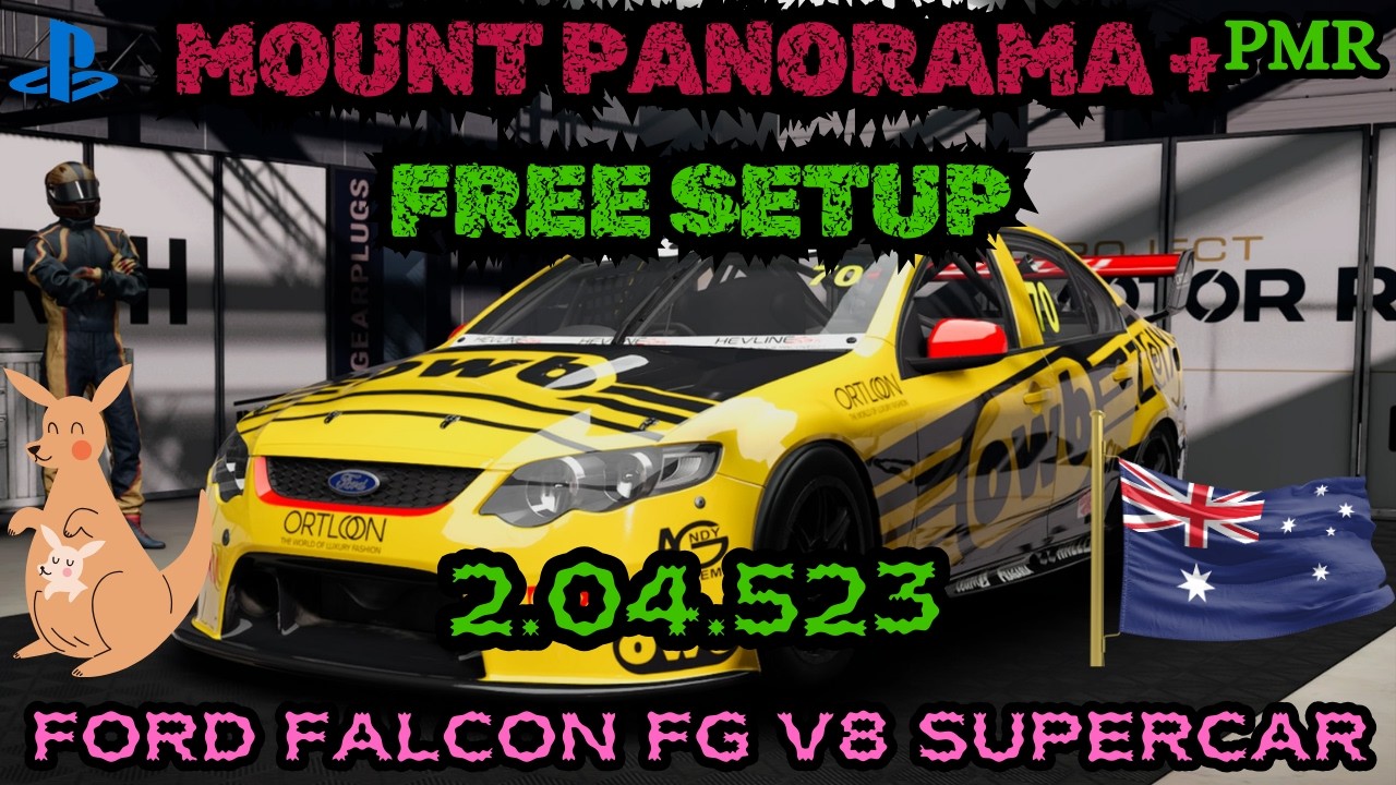 PMR PS5 | 🇦🇺 MOUNT PANORAMA 🇦🇺 | FORD FALCON FG V8 SUPERCAR | GT3 #projectmotorracing #ps5