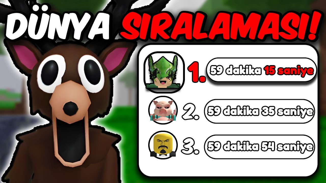 DÜNYA SIRALAMASINA GİRDİK! 360 GÜN HAYATTA KALDIM! - Roblox Ormanda 99 Gece