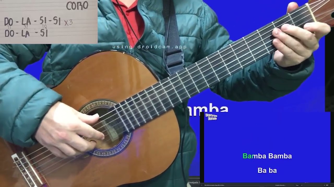 BAMBA GUITARRA KARAOKE