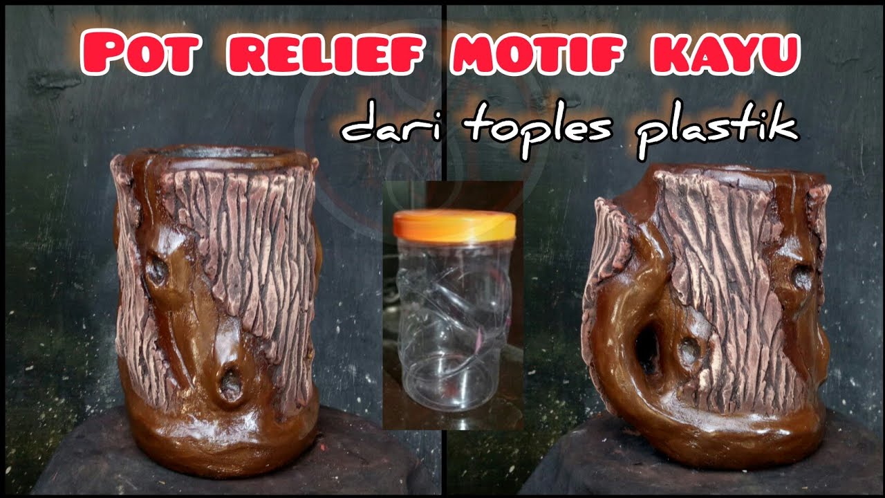 CARA MEMBUAT POT RELIEF DENGAN ALAT SEDERHANA #diy #msrelief