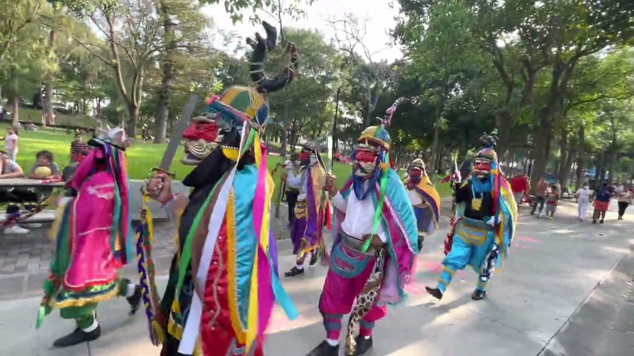 Los historiantes de San Antonio Abad en el Parque Cuscatlan 2022