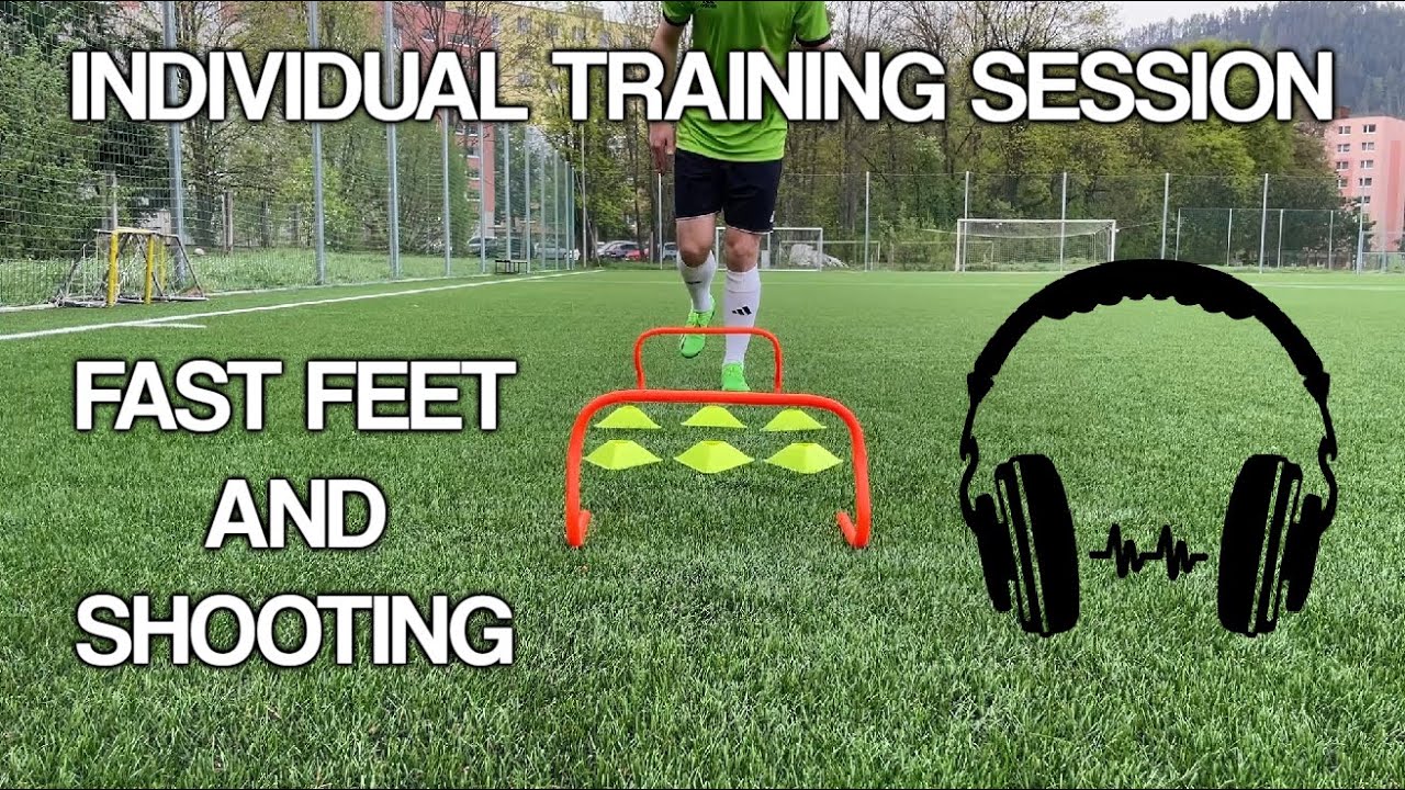 Individual football training session ⚽️ Fast feet and shooting drills ⚽️ Adidas x speedportal.1