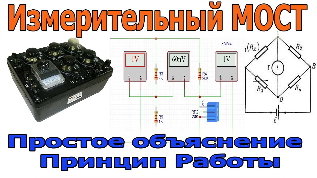 Измерительный МОСТ в Электронике - Простое объяснение принципа работы