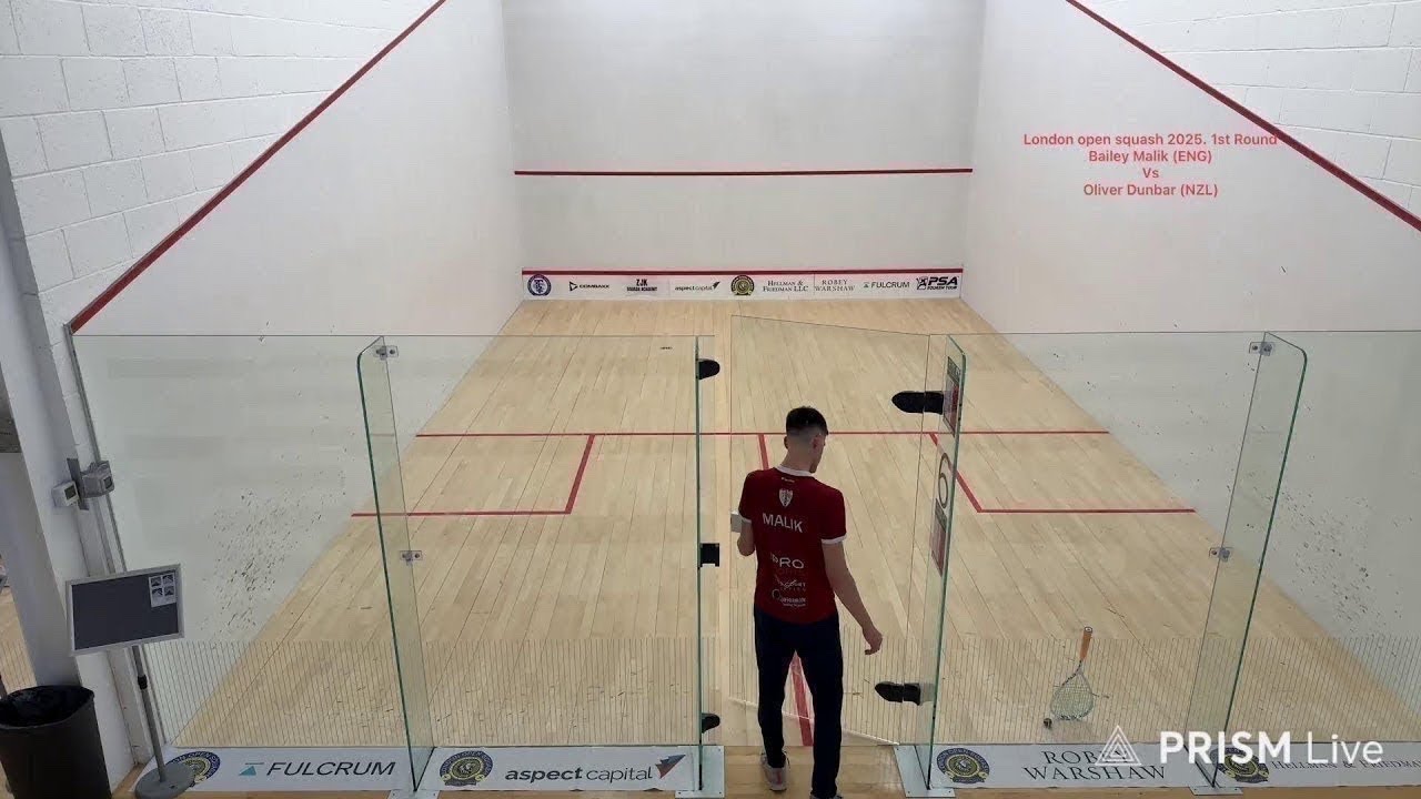 Live streaming of London Open Squash