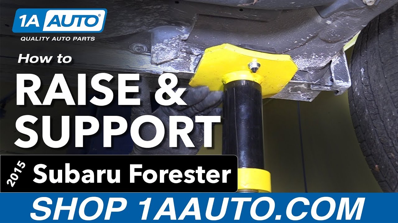 Как поднять и поддержать Subaru Forester 13-18