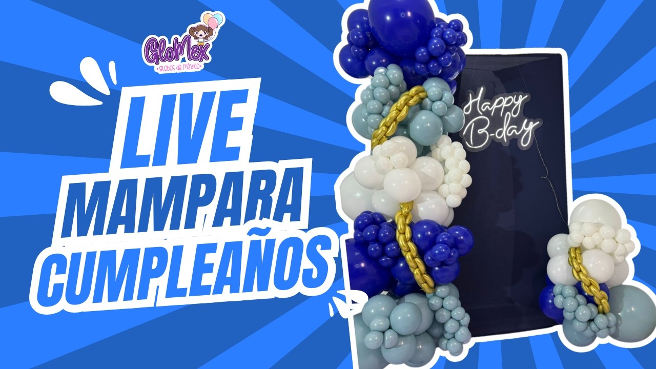 🎉 Mampara de Cumpleaños Profesional con Globos 🎈 | Tutorial con Jennifer Tovar
