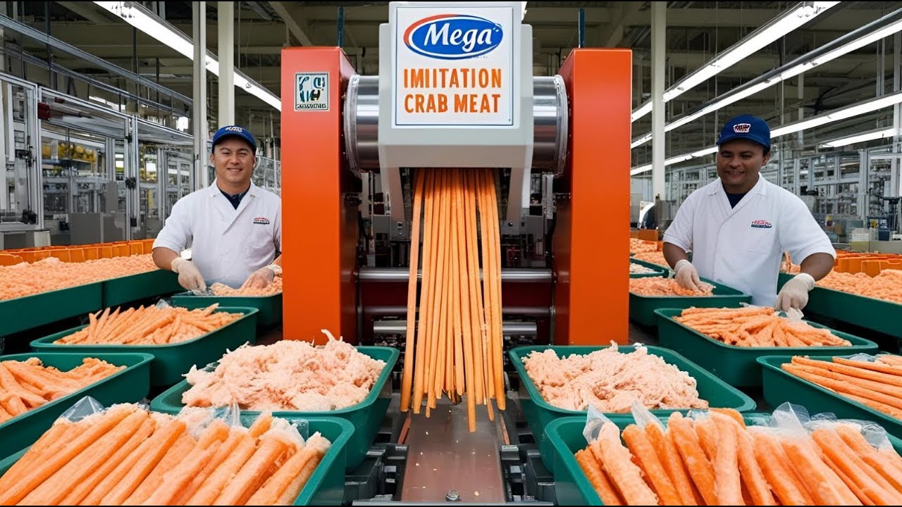 How Imitation Crab Legs are Made!