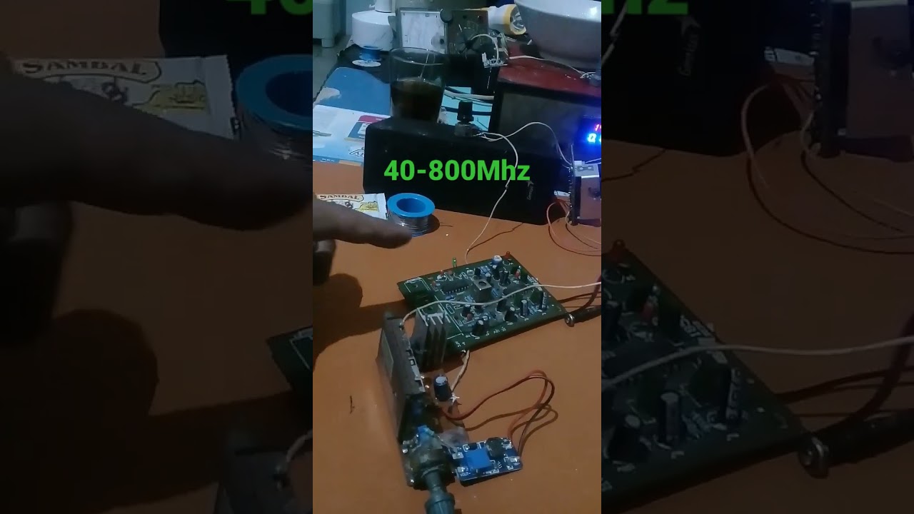 monitor rpu 144mhz .radio 40-800Mhz pakai tuner tv