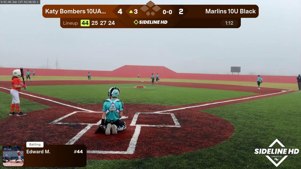 Katy Bombers 10UAAA @ Marlins 10U Black (2026.02.28)