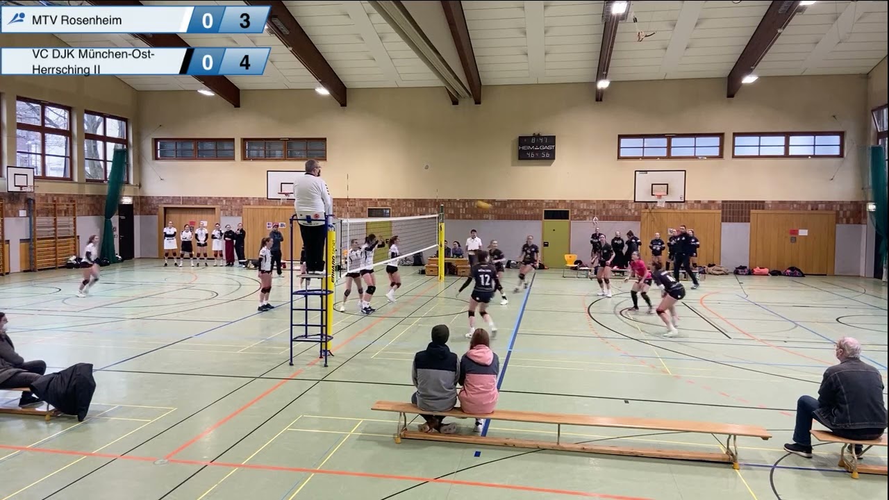 MTV Rosenheim vs DJK München Ost Damen Volleyball Bayernliga Süd