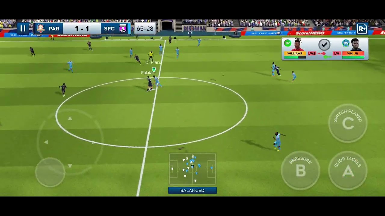 Paris Saint-Germain brought me to extra time