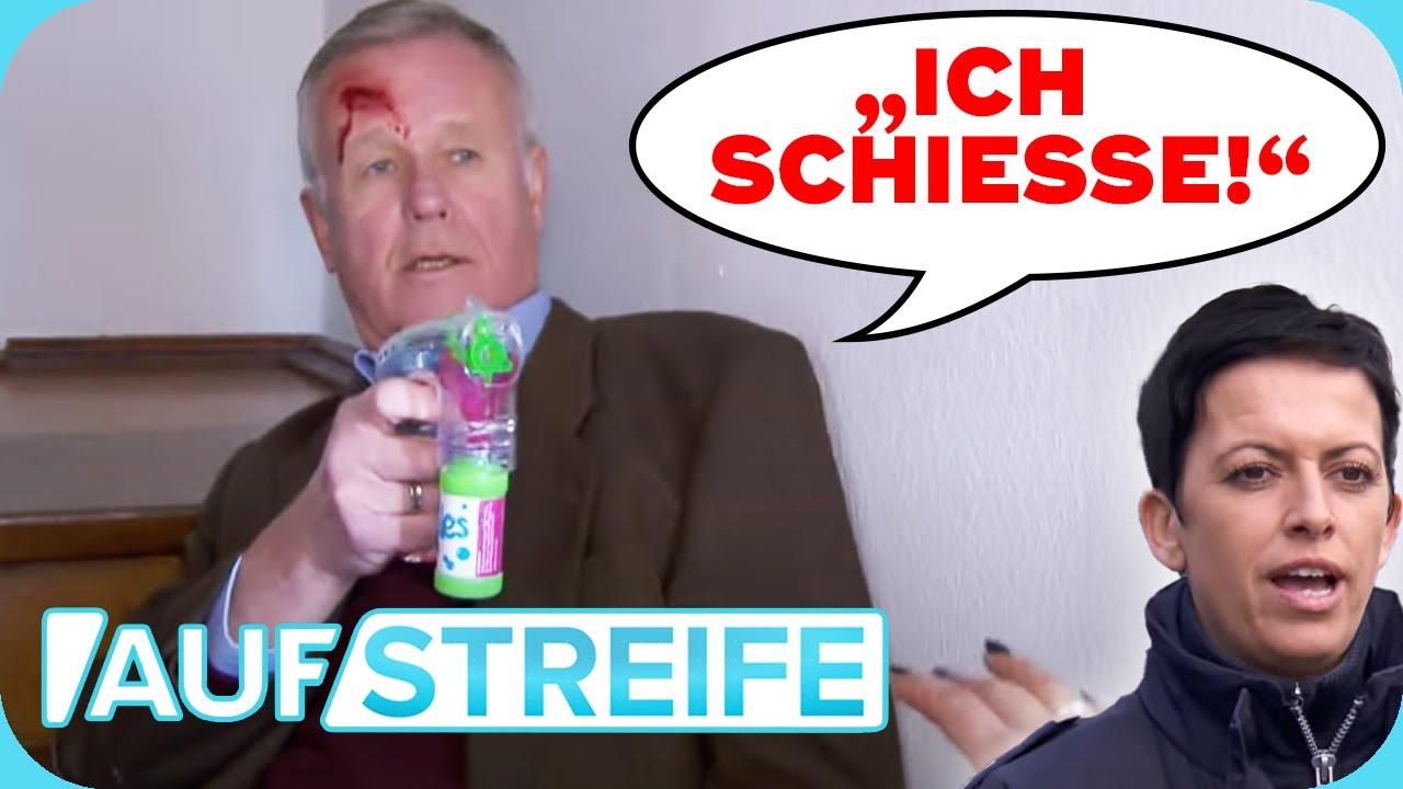 RENTNER DROHT MIT BUBBLE-GUN! Randale & Verwirrung 😵 | Auf Streife | SAT.1