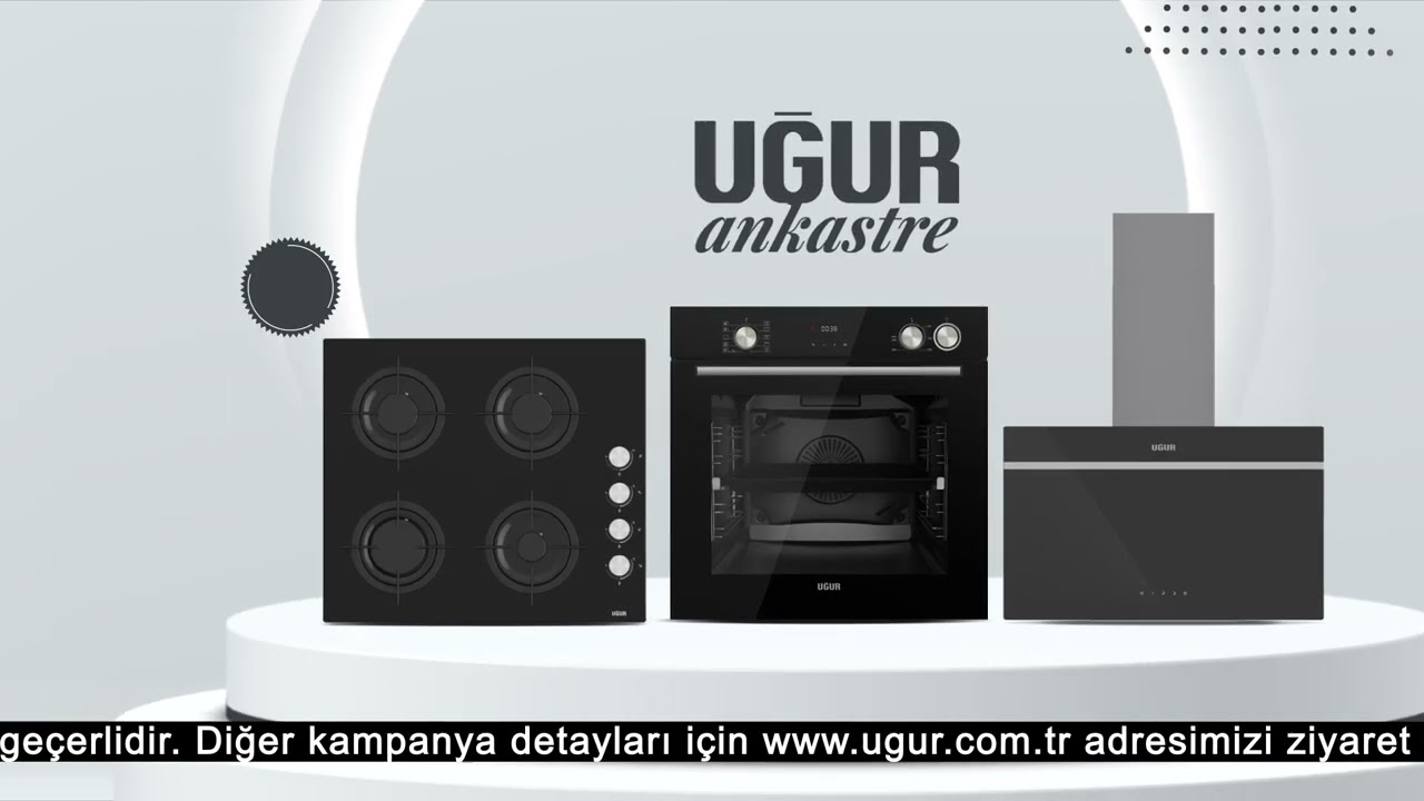 Şimdi Mutfaklar &Ccedil;ok Uğur'lu! //Ankastreler Lansmana &Ouml;zel 12.800 TL'den Başlayan Fiyatlarla!