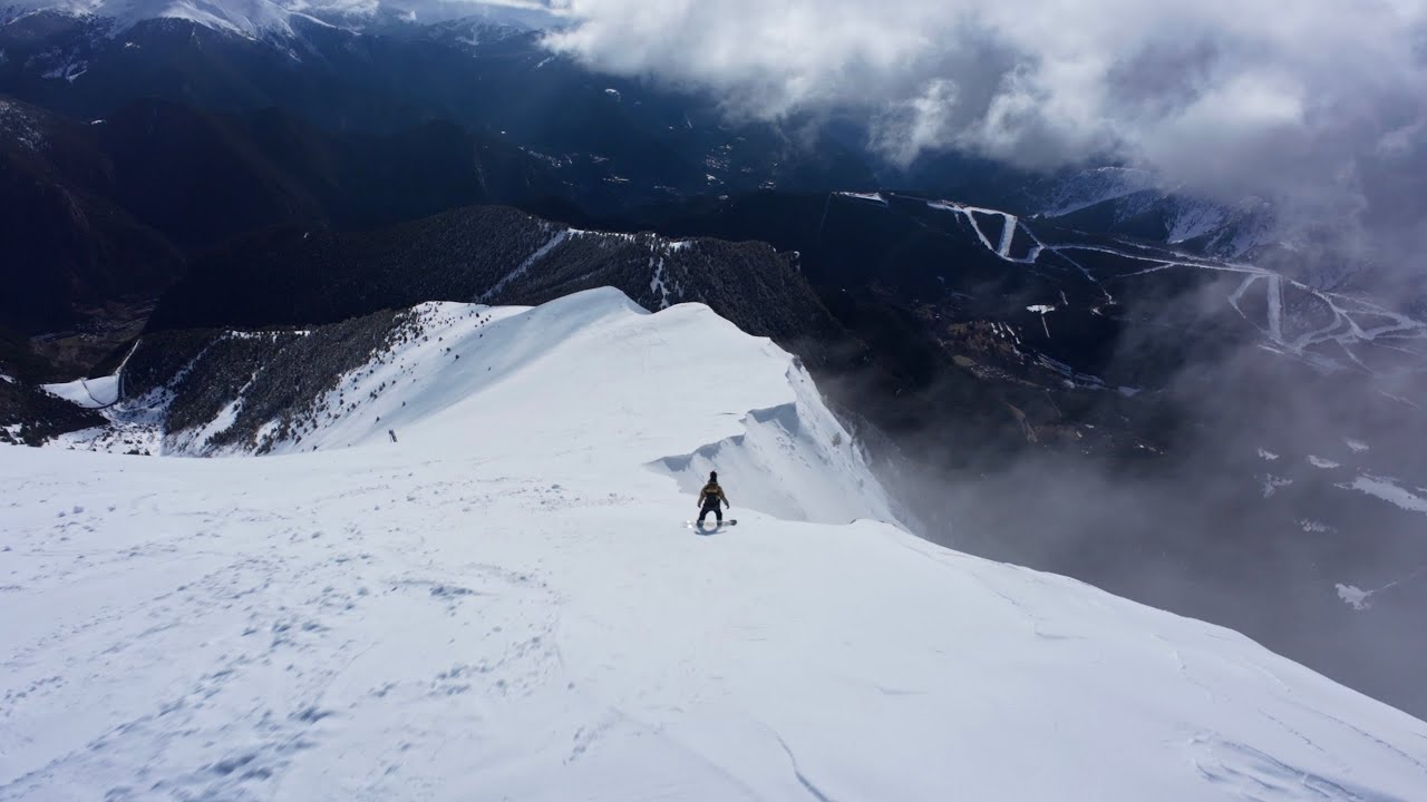 Freeride Snowboarding in Andorra - FPV Uncut