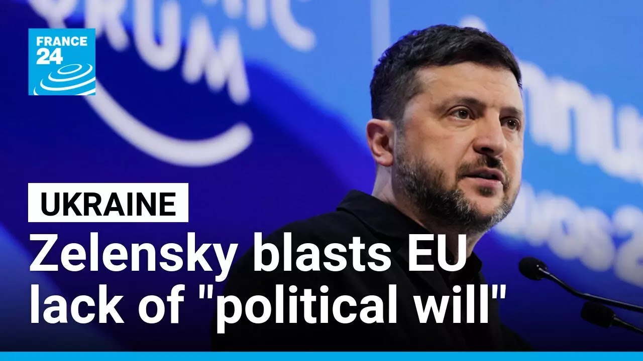 Zelensky criticises the EU