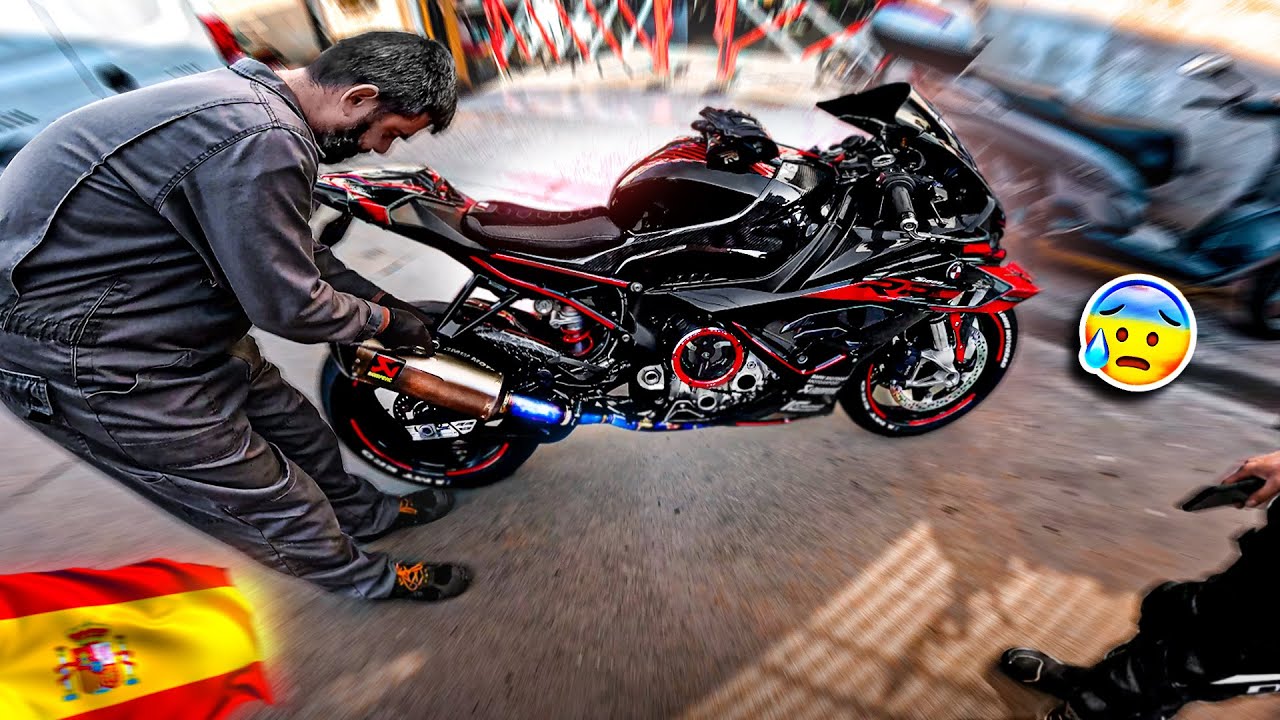 MA MOTO CASSE EN ESPAGNE !? 🤬😰