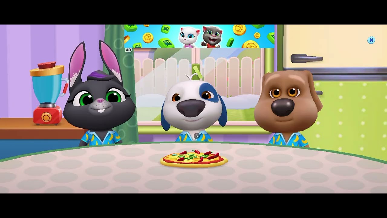 My talking Angele tom kidsvideo friends👭👬👭#talkingtom #gaming #video #talkingtom #ლ(◉❥◉ლ)(✿♥‿♥)#