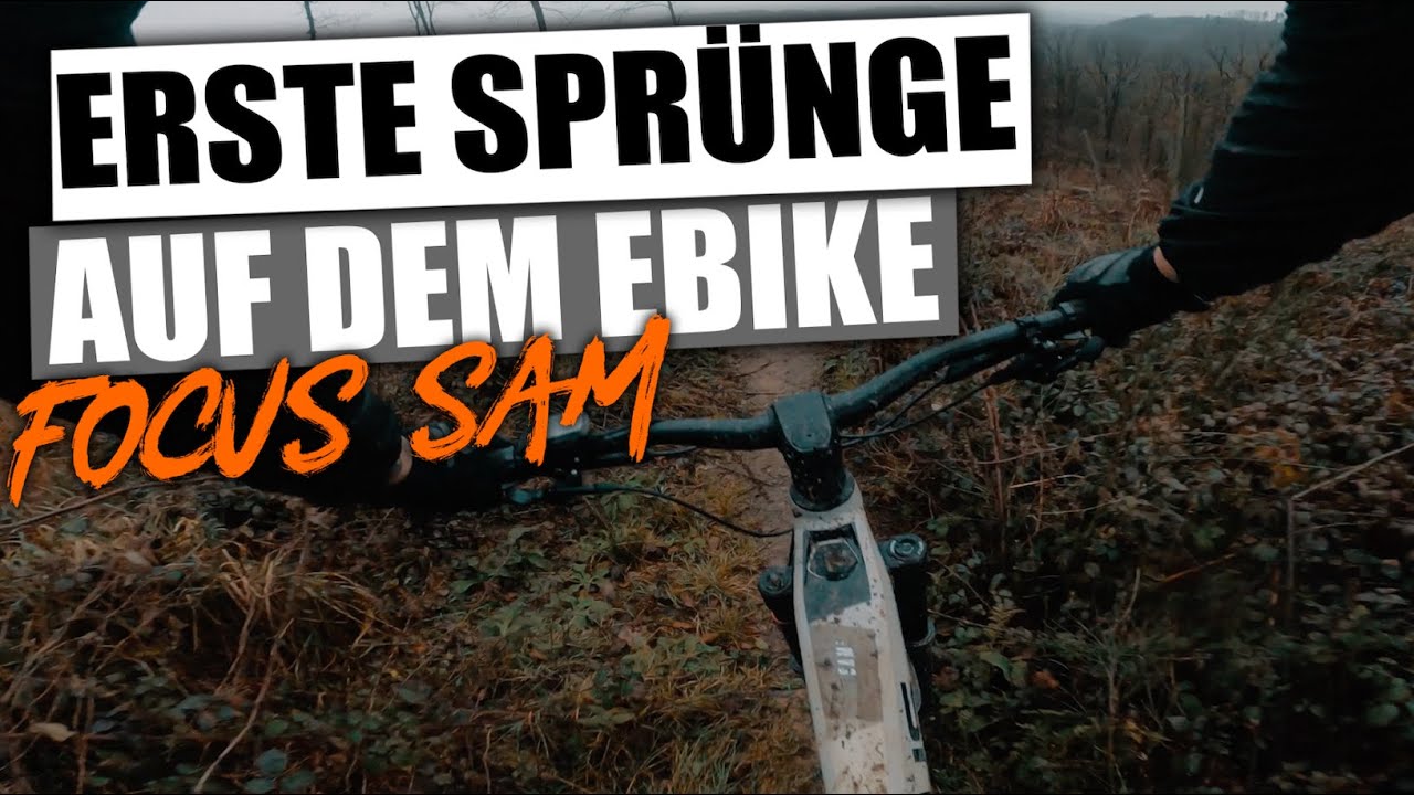 Sprünge & Steilabfahrten mit dem E Mountainbike EMTB Focus Sam2 Fahren auf Trails und Jumps