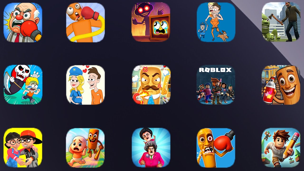 Death Puzzle, Rapid Punch Hero, Save Prisoner, Roblox, Lin Gang Melon, Minecraft, Italian Brainrot .