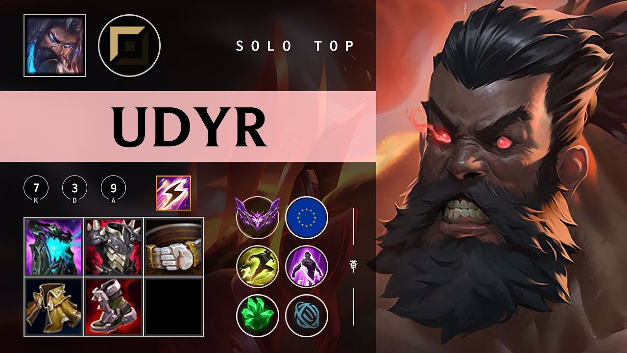 Udyr Top vs Fiora - EUW Master Patch 26.01