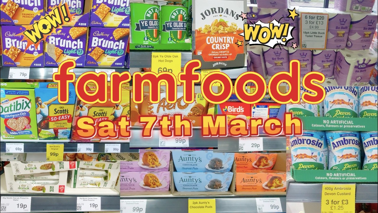 Farmfoods Bargains & Offers Saturday 7th March Uk Supermarket Quick Glance